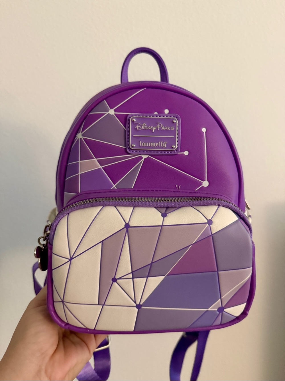 Disney Parks Purple Wall Loungefly Backpack